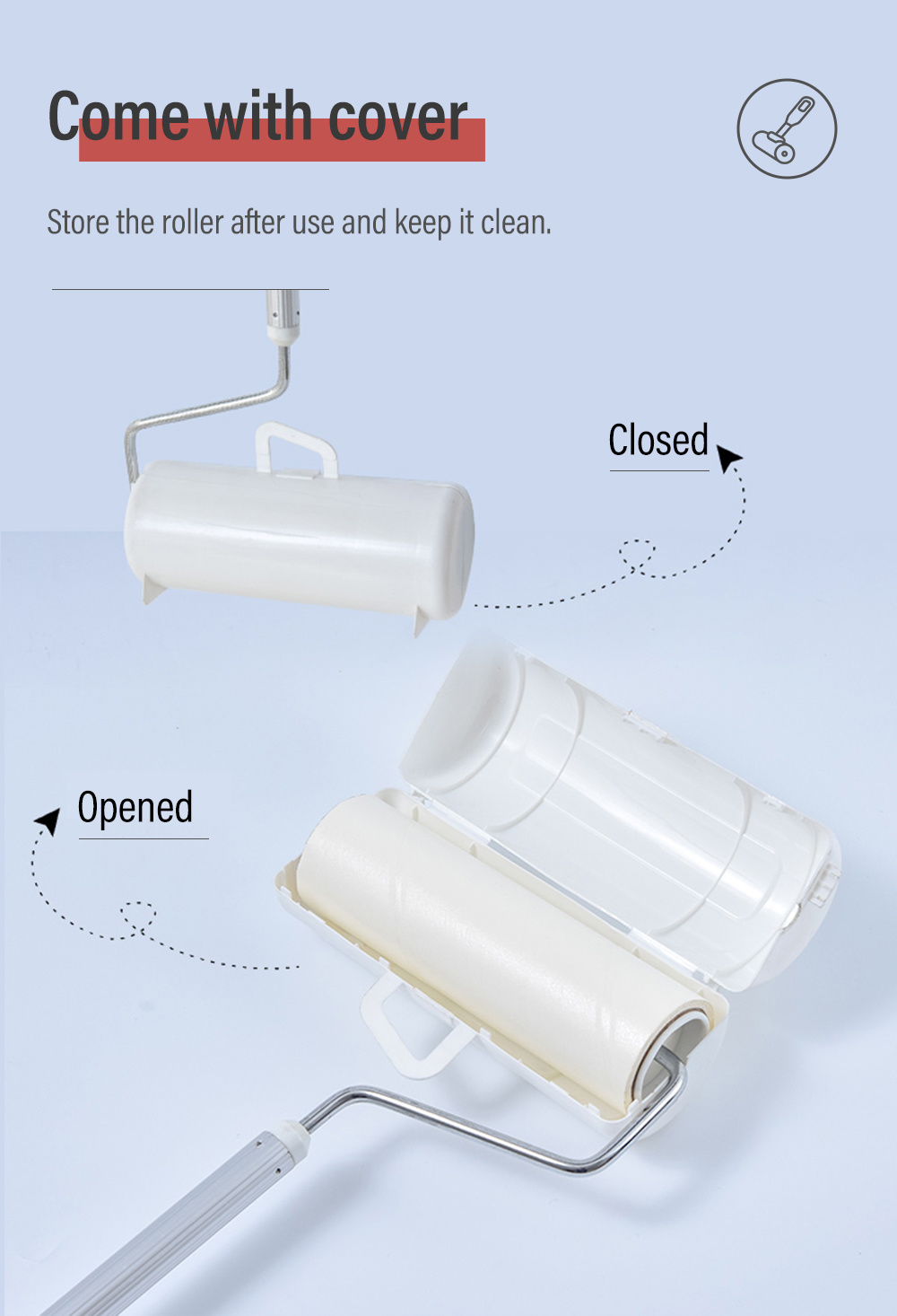 High-end Telescopic Lint Roller-5